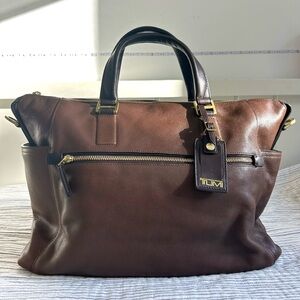 Tumi Boylston Tote Leather Bag